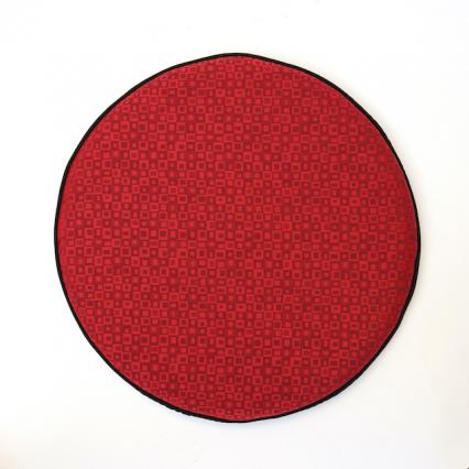 Original Round Cushion-Red Pattern