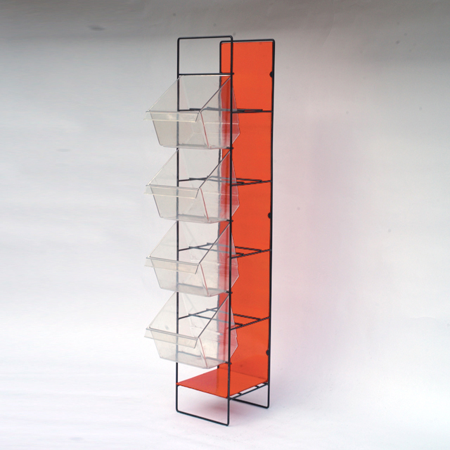 Steel Shelf with Plastic Drawers  