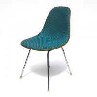 Eames Plastic Side Chair H-Base (1953) A.G Checker