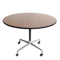 Eames Universal Base Round Mobile Table (1065mm)