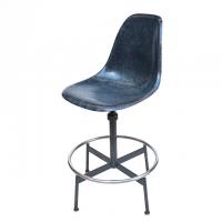 Eames Plastic Side Chair Swivel Stool (1958) NV