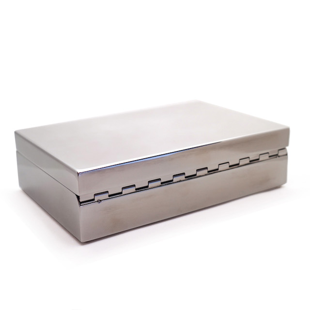 Mirror Polished Stainless Steel Jewelry Case