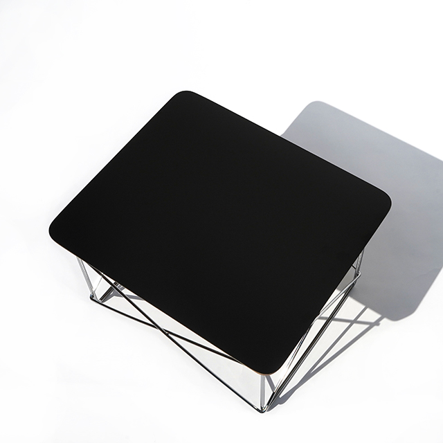 Eames Wire Base Table-Black/Chrome