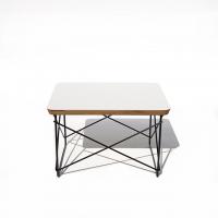 Eames Wire Base Table-White/Black