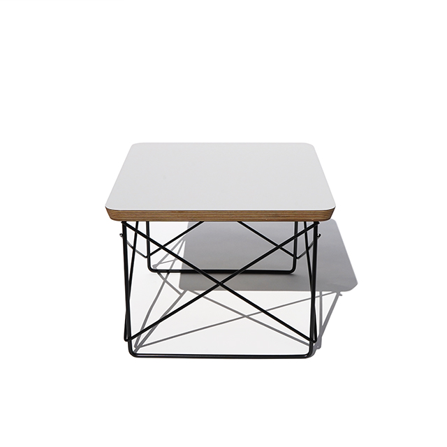 Eames Wire Base Table-White/Black