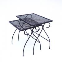 Vintage Iron Nesting Table 2p.c.s