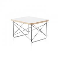 Eames Wire Base Table-White/Chrome