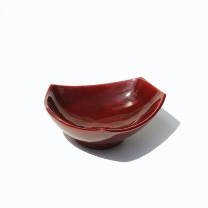 MCM Ceramic Tray Burgundy