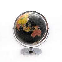 Vintage Replogle Black Ocean Globe-12 inch