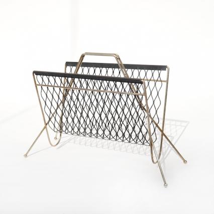 MCM Black & Gold Magazine Rack