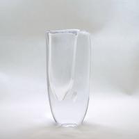Kosta Vicke Lindstrand Glass Flower Vase