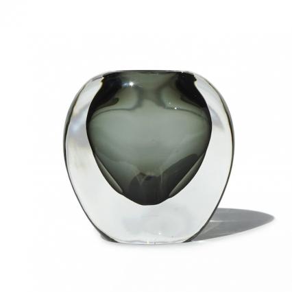 Orrefors  Sommerso Glass Vase 3538/5
