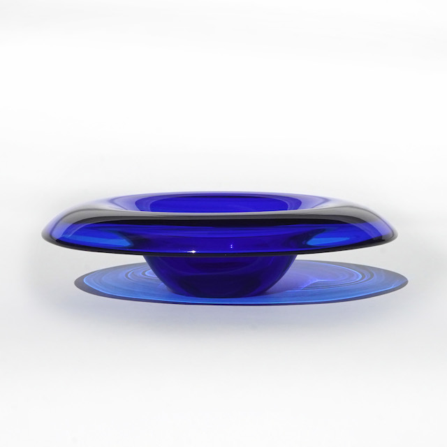 Elsa Peretti for Tiffany Cobalt Blue Glass Bowl